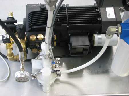 diaphragm pump parts washer