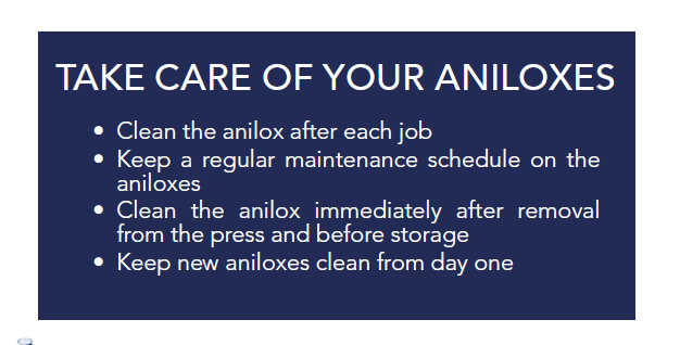 anilox cleaning