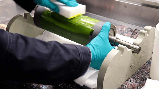 manual cleaning anilox
